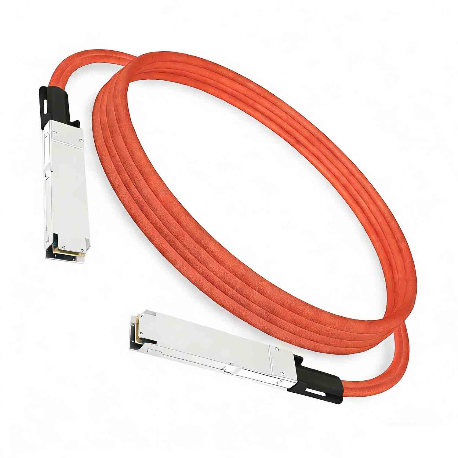 NVIDIA MCA4K00-X001 Compatible ACC 1.1m (3ft) Twin-port 2x800Gb/s OSFP224 RHS/Flat Top to Twin-port 2x800Gb/s OSFP224 RHS/Flat Top InfiniBand XDR Active Copper Cable